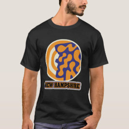 アメリカ - 州 - ニューハンプシャー州 Tシャツ