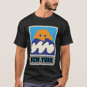 アメリカ - 州 - ニューヨーク Tシャツ (正面)