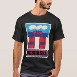 アメリカ - 州 - ネブラスカ州 Tシャツ