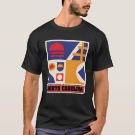 アメリカ - 州 - ノースカロライナ Tシャツ