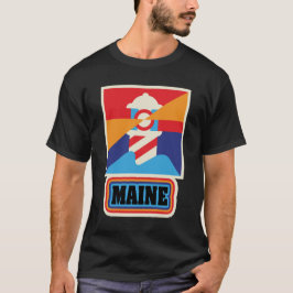アメリカ - 州 - メイン州 Tシャツ