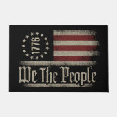 アメリカ 我々は人々 1776 ドアマット (正面)