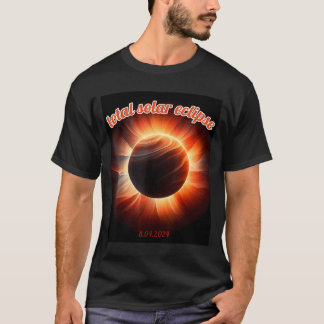 アメリカ 日食 テキサス 4.8.24 皆既日食 Tシャツ