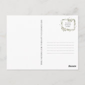 アメリカ |水彩図解入りの、写真付きのUSAの地図 ポストカード (裏面)