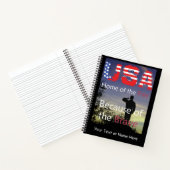 アメリカ – 無料の家は勇者 ノートブック (内部)