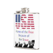 アメリカ – 無料の家は勇者 フラスク (左)