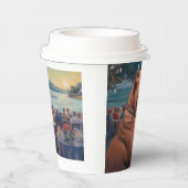 アメリカ（犬）スタッフォードクリスマスクルーズ：ポーソーム 紙コップ (右)