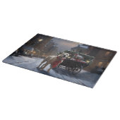 アメリカ（犬）スタッフォードクリスマスフェスティバルシーズン カッティングボード (角)