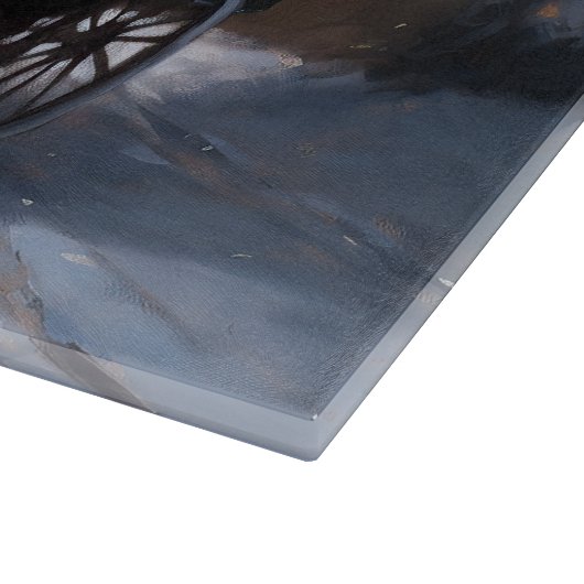 アメリカ(犬)スタッフォードクリスマスフェスティバルシーズン カッティングボード (角)