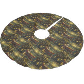 アメリカ(犬)スタッフォードクリスマスフェスティバル航海 ブラッシュドポリエステルツリースカート (アングル)