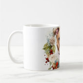 アメリカ(犬)スタッフォードクリスマスリースフェスティバル コーヒーマグカップ (左)