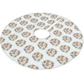 アメリカ(犬)スタッフォードクリスマスリースフェスティバル ブラッシュドポリエステルツリースカート (アングル)