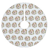 アメリカ(犬)スタッフォードクリスマスリースフェスティバル ブラッシュドポリエステルツリースカート (正面)