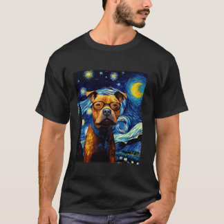 アメリカ（犬）スタッフォードテリアドッグスターリーナイトメイ Tシャツ