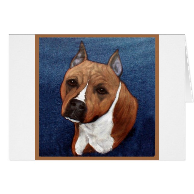 アメリカ（犬）スタッフォードテリア (正面横)