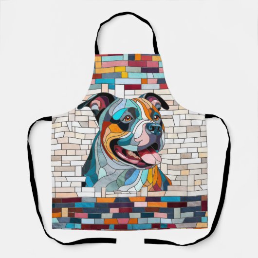 アメリカ(犬)スタッフォードテリア – アンスタッフ エプロン (正面)
