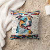 アメリカ(犬)スタッフォードテリア – アンスタッフ クッション (ブランケット)