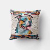 アメリカ(犬)スタッフォードテリア – アンスタッフ クッション (裏面)