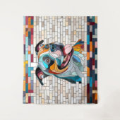 アメリカ（犬）スタッフォードテリア – アンスタッフ タペストリー (正面)