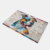 アメリカ（犬）スタッフォードテリア – アンスタッフ ドアマット (アングル)