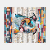 アメリカ（犬）スタッフォードテリア – アンスタッフ フリースブランケット (正面(横))