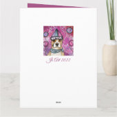 アメリカ（犬）スタッフォードテリア カード (裏面)