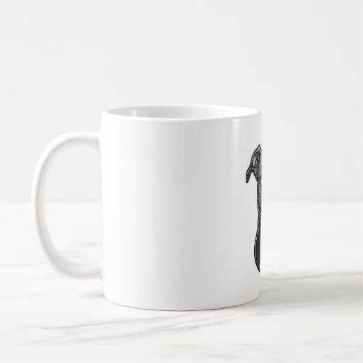 アメリカ(犬)スタッフォードテリア コーヒーマグカップ (左)