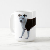 アメリカ(犬)スタッフォードテリア コーヒーマグカップ (正面左)