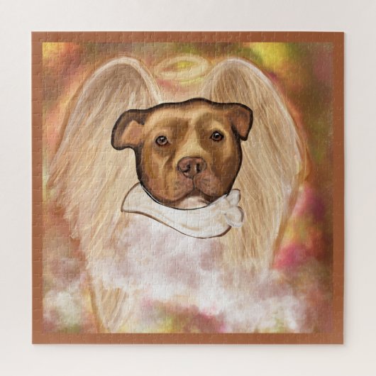 アメリカ（犬）スタッフォードテリア ジグソーパズル (縦)
