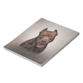 アメリカ(犬)スタッフォードテリア ノートパッド (回転)