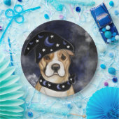 アメリカ（犬）スタッフォードテリア ペーパープレート (パーティー)