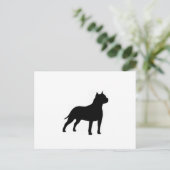 アメリカ（犬）スタッフォードテリア ポストカード (スタンド正面)