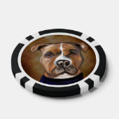 アメリカ（犬）スタッフォードテリア ポーカーチップ (シングル)
