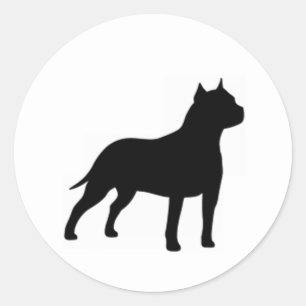 アメリカ（犬）スタッフォードテリア ラウンドシール