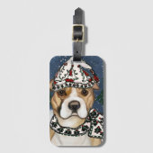 アメリカ(犬)スタッフォードテリア ラゲッジタグ (正面縦)