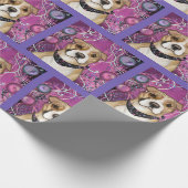 アメリカ（犬）スタッフォードテリア ラッピングペーパー (角)