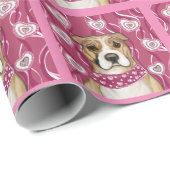 アメリカ（犬）スタッフォードテリア ラッピングペーパー (ロールコーナー)