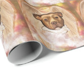 アメリカ（犬）スタッフォードテリア ラッピングペーパー (ロールコーナー)