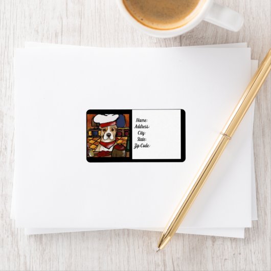 アメリカ（犬）スタッフォードテリア ラベル (インサイチュ)