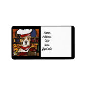 アメリカ（犬）スタッフォードテリア ラベル (正面)