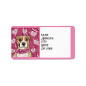 アメリカ（犬）スタッフォードテリア ラベル (正面)