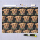 アメリカ（犬）スタッフォードテリア 薄葉紙 (クラフト)