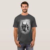 アメリカ（犬）スタッフォードテリア- Amstaff Tシャツ (正面フル)