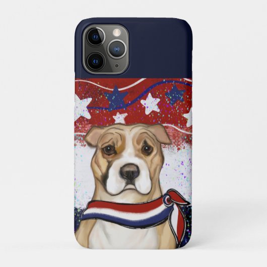 アメリカ(犬)スタッフォードテリア Case-Mate iPhoneケース (裏)
