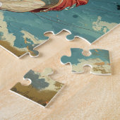 アメリカ（犬）スタッフォードドッグ遊ズバスケットボール ジグソーパズル (側面)