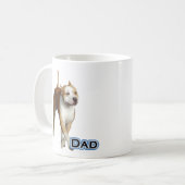 アメリカ(犬)スタッフォードパパ4 コーヒーマグカップ (正面左)