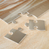 アメリカ（犬）スタッフォードビーチ絵画サーフィン ジグソーパズル (側面)