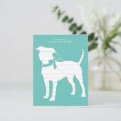 アメリカ（犬）スタッフォードピットブルドッグパピー サンキューカード (スタンド正面)