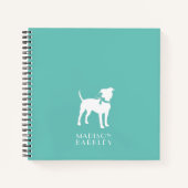 アメリカ（犬）スタッフォードピットブルドッグパピー ノートブック (正面)