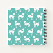 アメリカ（犬）スタッフォードピットブルドッグパピー ノートブック (裏面)